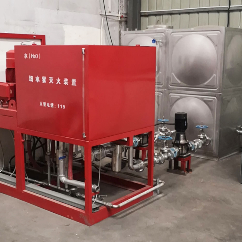 联纵高压细水雾灭火装置 开式闭式细水雾泵组阀组喷头  高压细水雾消防自动灭火系统